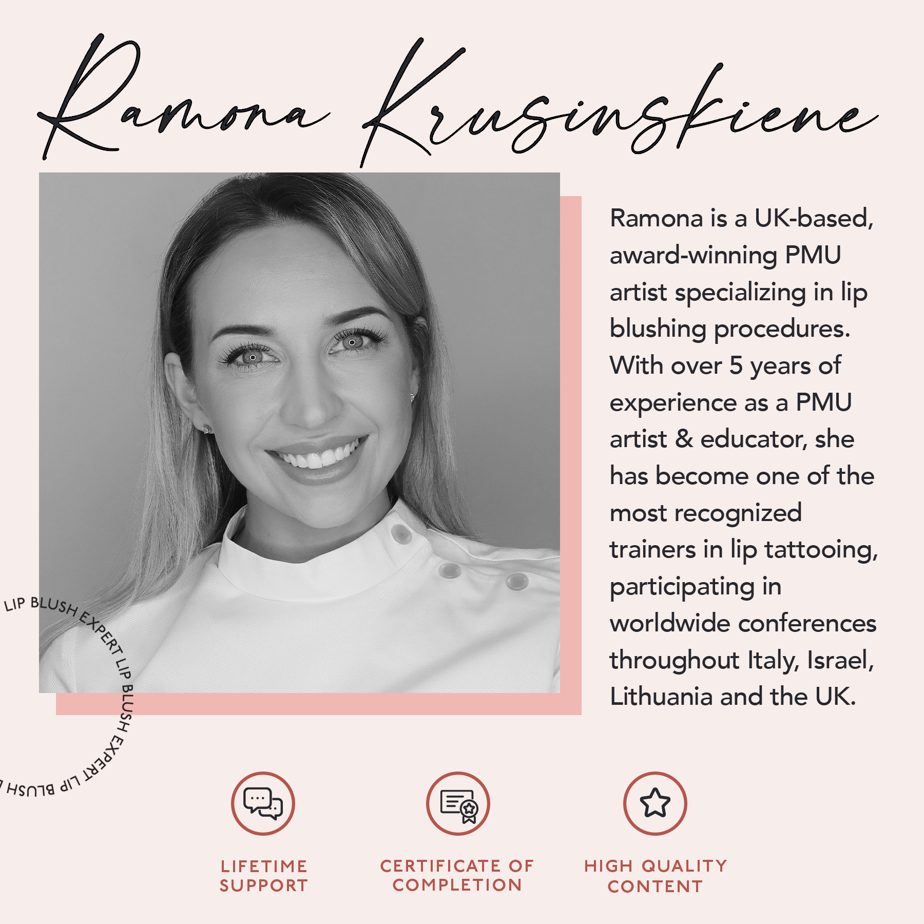 Lip Blushing: Airbrushed Aquarelle Lips by Ramona Krusinskiene