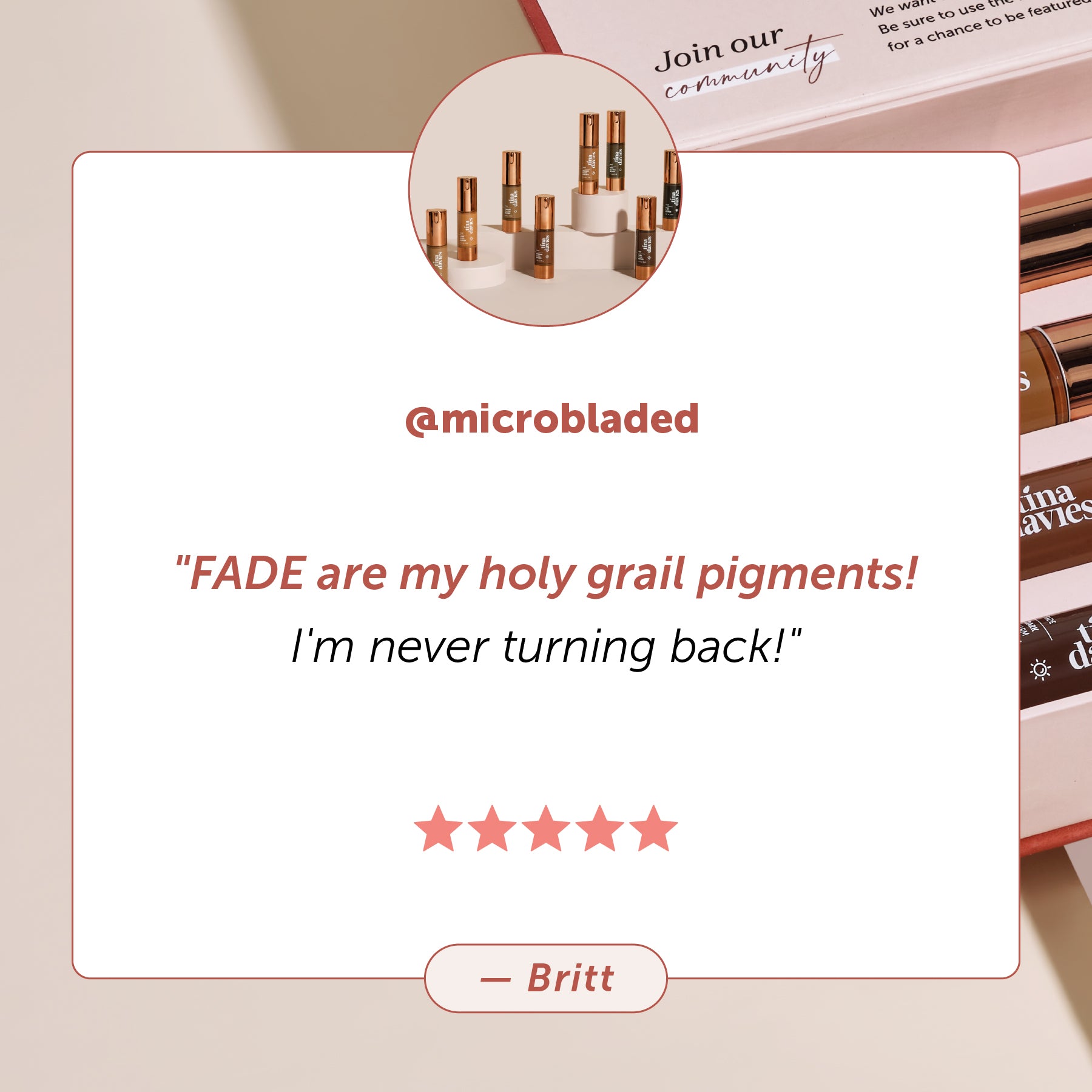 FADE Eyebrow Pigment Collection