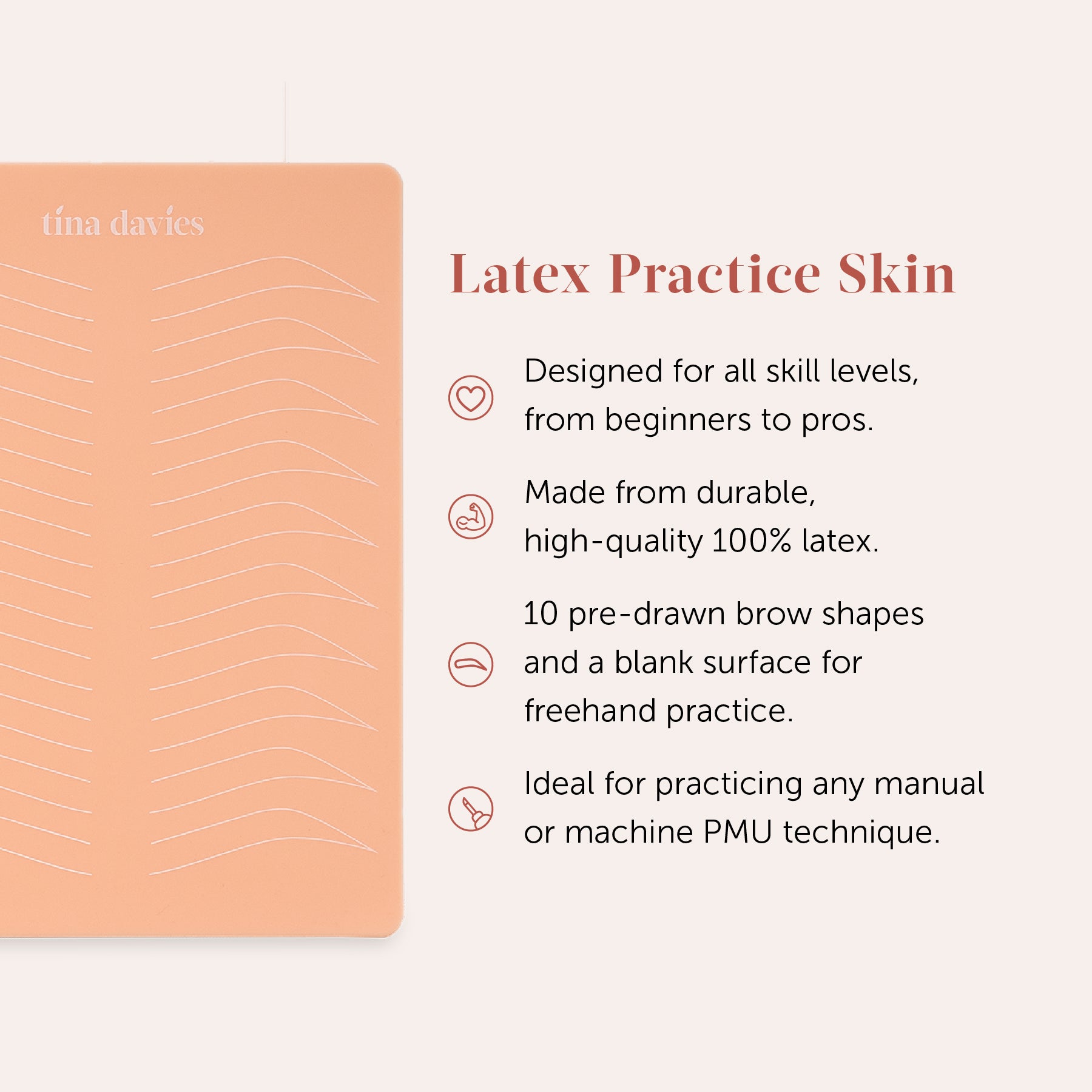 Latex Practice Skin Pad