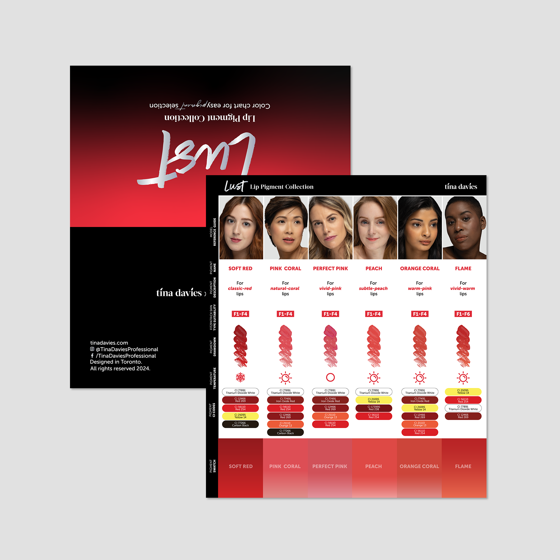 Lust Lip Pigment Collection Color Chart (100% off)
